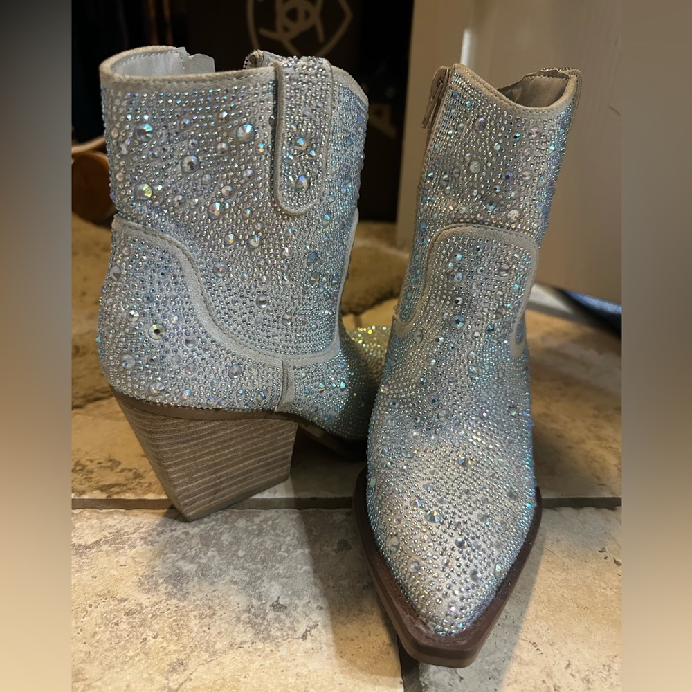 Rhinestone Boots